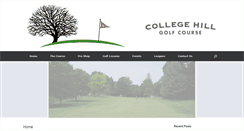 Desktop Screenshot of collegehillgolf.com